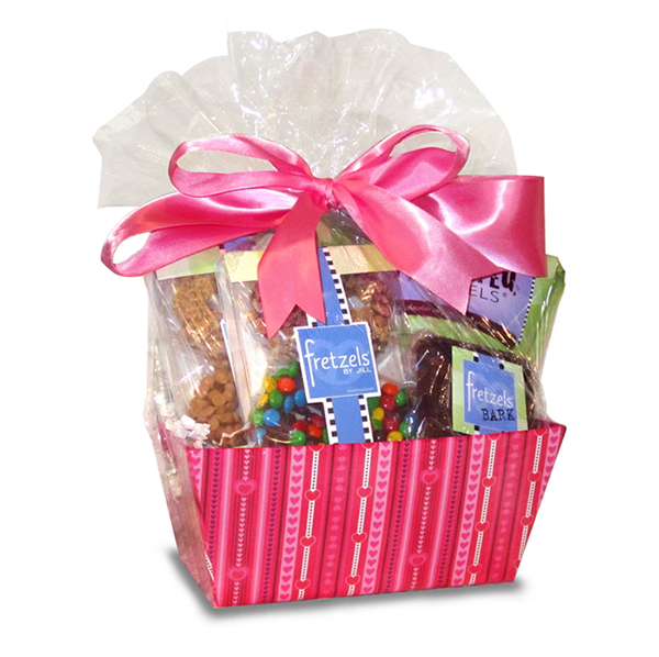 VALENTINE'S DAY GIFT Chocolate Covered Pretzels Gift Basket